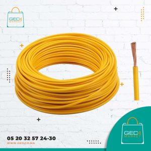 Cable U500V 1.5 Jaune
