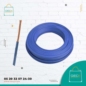 Cable U500V 1x4 Bleu