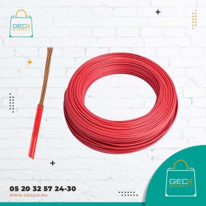 Cable U500V 1x4 Rouge