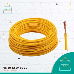 Cable U500V 2.5 Jaune