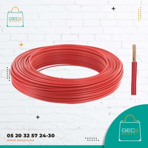 Cable U500V 2.5 Rouge